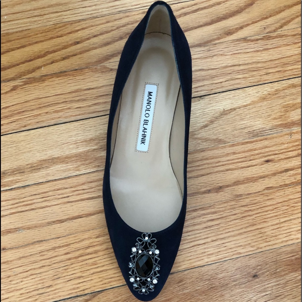 🆕Shoes Clip Silver Black Stone